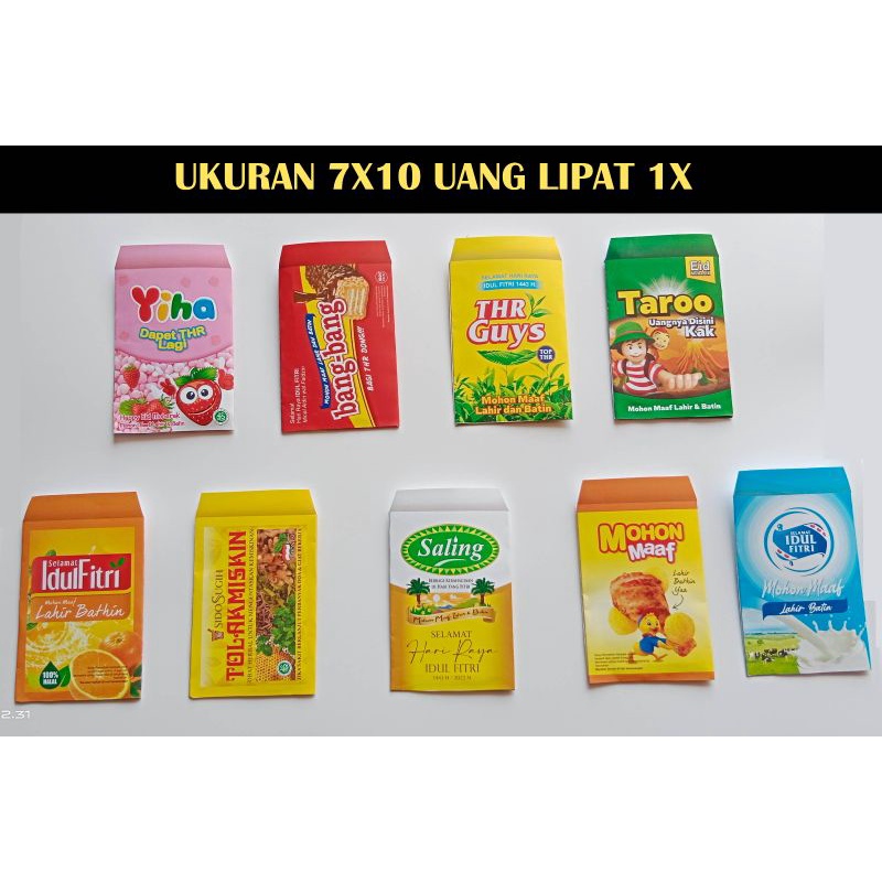 

AMPLOP LEBARAN VIRAL SNACK PILIH MOTIF BAHAN PREMIUM