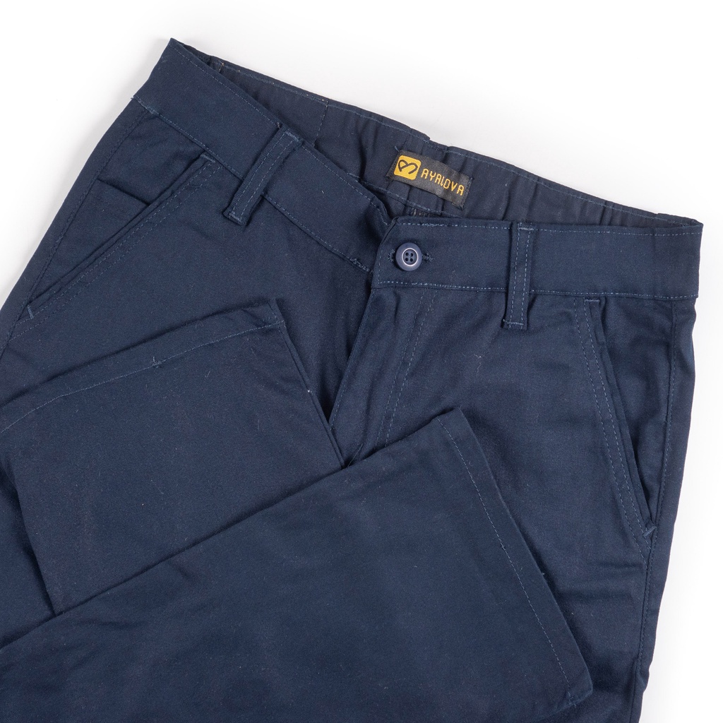 Celana Chino Panjang Standar Reguler Cotton Twill Stretch Melar Original