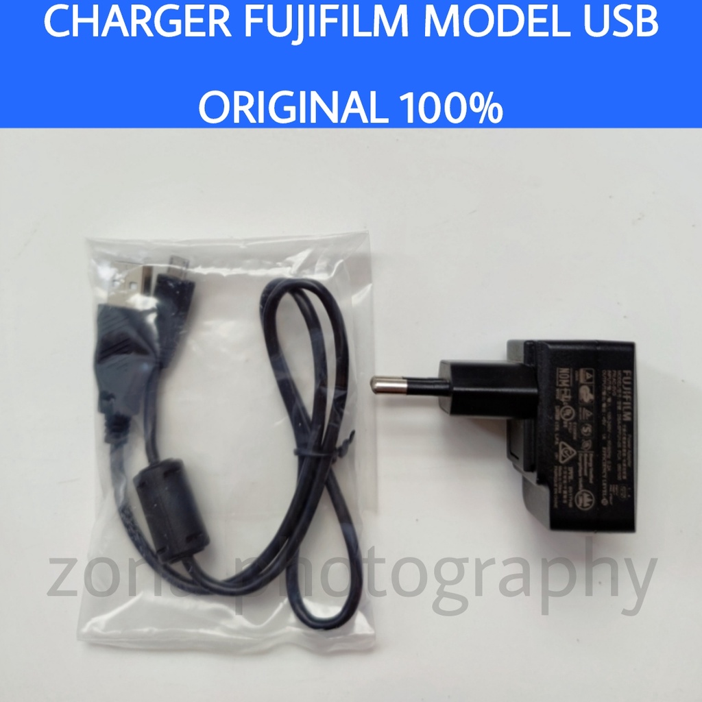 CHARGER FUJIFILM USB ORIGINAL / CHARGER FUJIFILM MODEL USB / CHARGER FUJIFILM TIPE USB / CHARGER