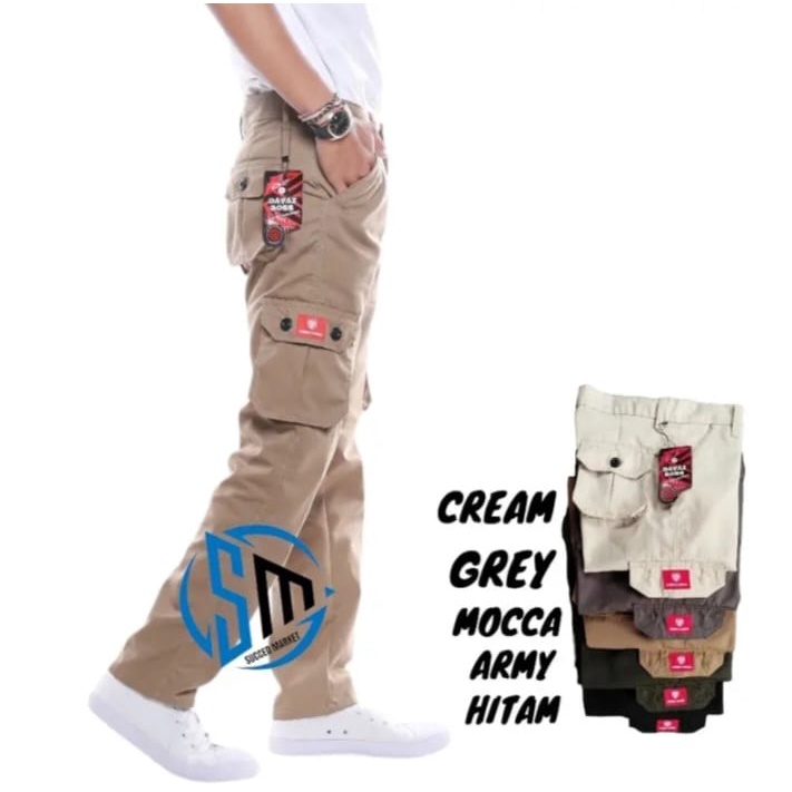 Celana cargo panjang pria / Celana Panjang Cargo Celana Gunung Celana Santai Celana Murah