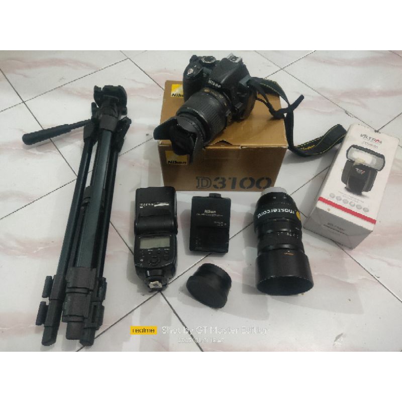 Nikon D3100 Second Like New | Lensa Kit | Lensa Tele | Nikon Murah