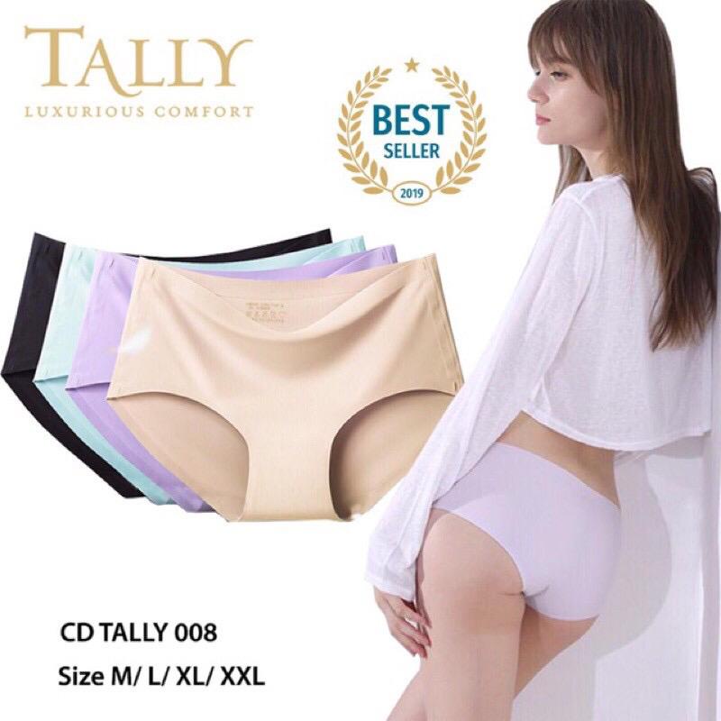 (HARGA LUSINAN ISI 12pcs ) CD 008 TALLY SEAMLESS TALLY POLOS TANPA JAHITANTALLY CD CELANA DALAM SEAMLESS 008 | M - XXL | TANPA JAHITAN | ANTI NYEPLAK - CD Seamless Tally 008 Anti Jiplak Berbahan Nylon yang Lentur dan Adem serta Nyaman Dipakai Seharian