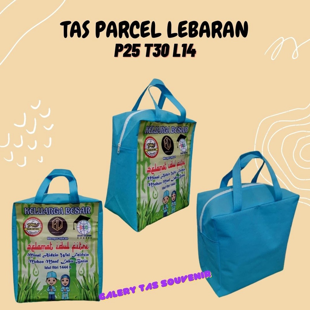 TAS PARCEL LEBARAN / TAS RESLETING BANER CUSTOM