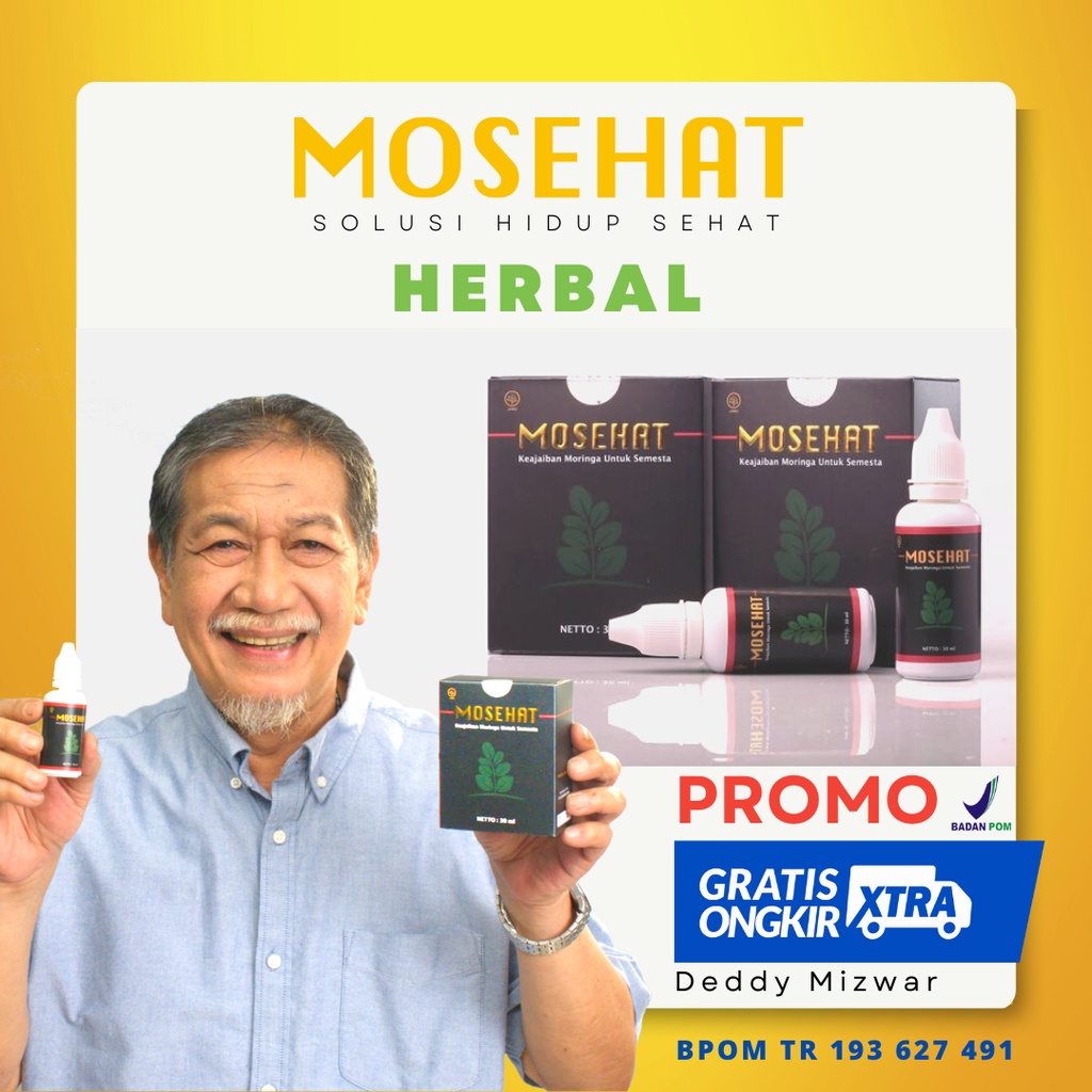 MOSEHAT Jamu Tetes Obat Herbal Berkhasiat Mujarab