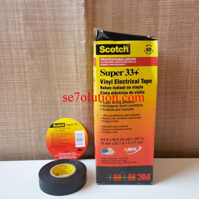 

3M Isolasi Scotch Super 33+ Vinyl Electrical Tape SALE