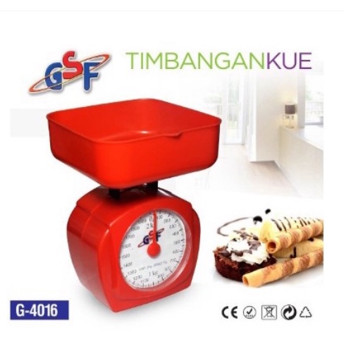 [TOSERBA_EMAK] - Timbangan Kue Manual Serbaguna Analog 2kg 4016 GSF /imbangan Kue Serbaguna Analog / Manual GSF Kapasitas 2 KG GSF 4016