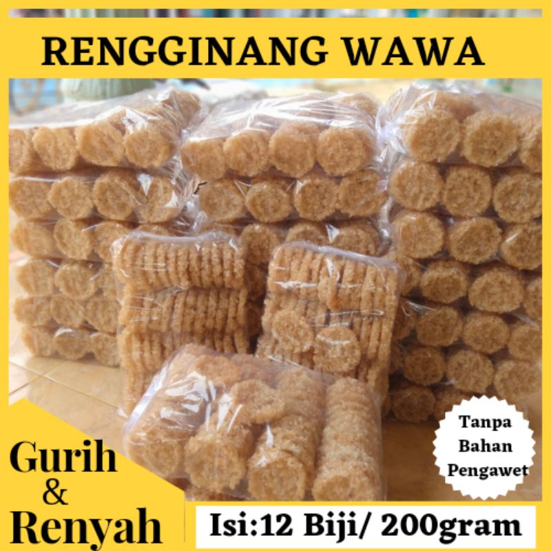 

RENGGINANG ASLI MURAH RENYAH GURIH BUATAN SENDIRI 12 pcs