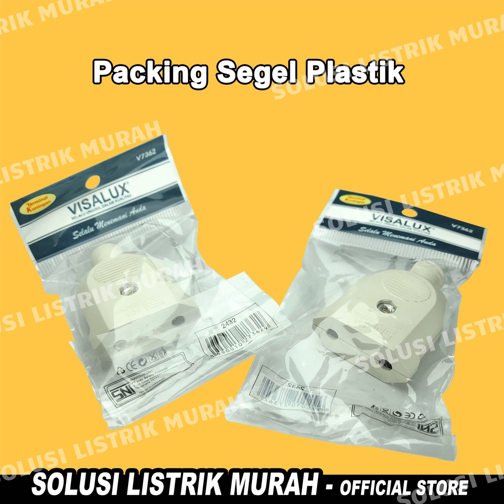 Visalux Kontra Steker SNI Colokan Gepeng / non arde