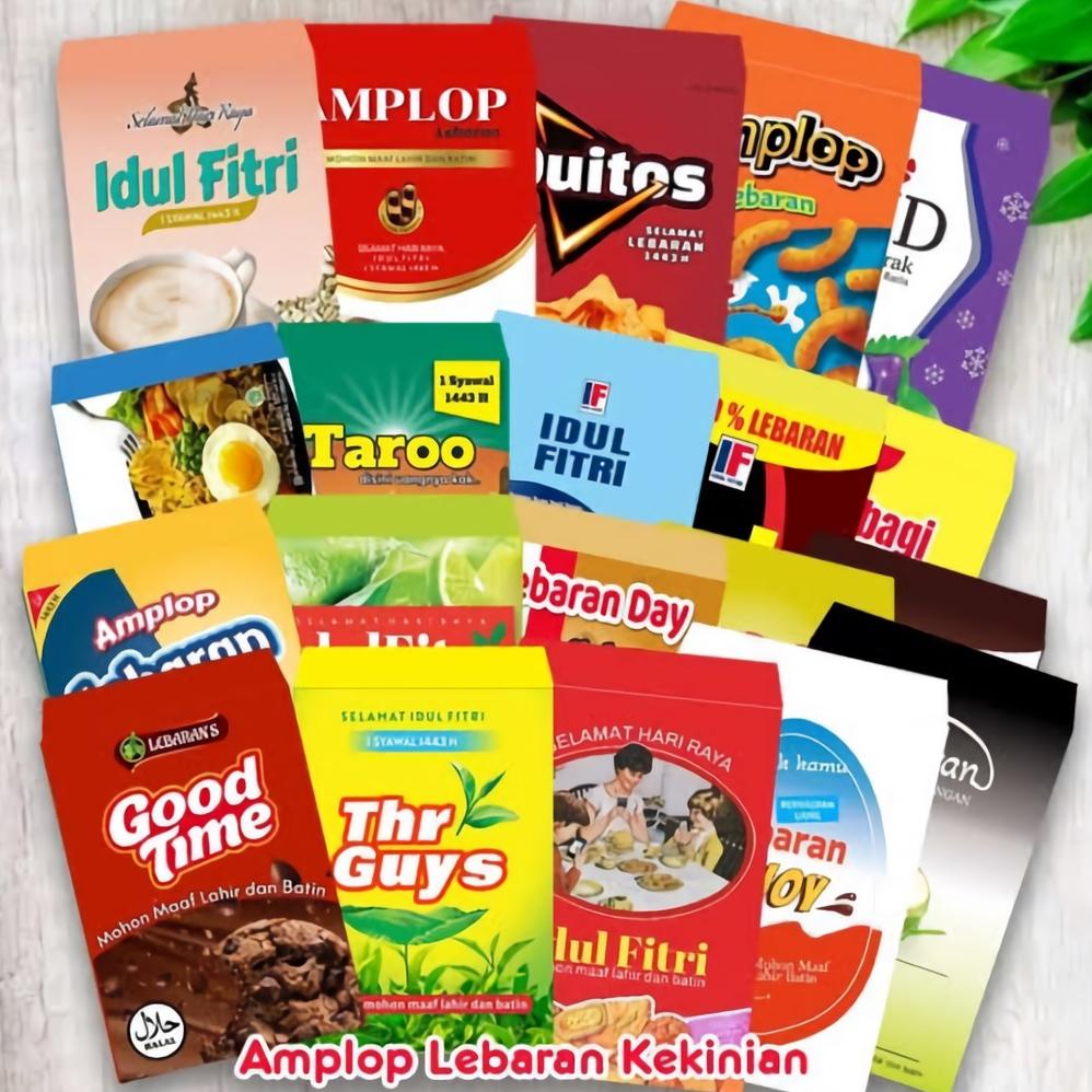 

PAKET USAHA 1000 PCS AMPLOP LEBARAN 2023 UNIK / ANGPAO LEBARAN MURAH / AMPLOP LEBARAN 2023 MURAH MOTIF SNACK MOTIF UANG MOTIF PELUK .