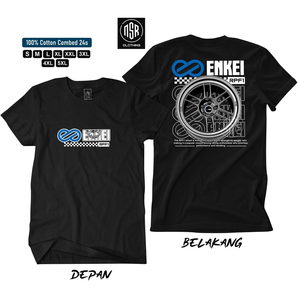 T-shirt ENKEI RPF1/KAOS VELEG ENKEI/BAJU ENKEI