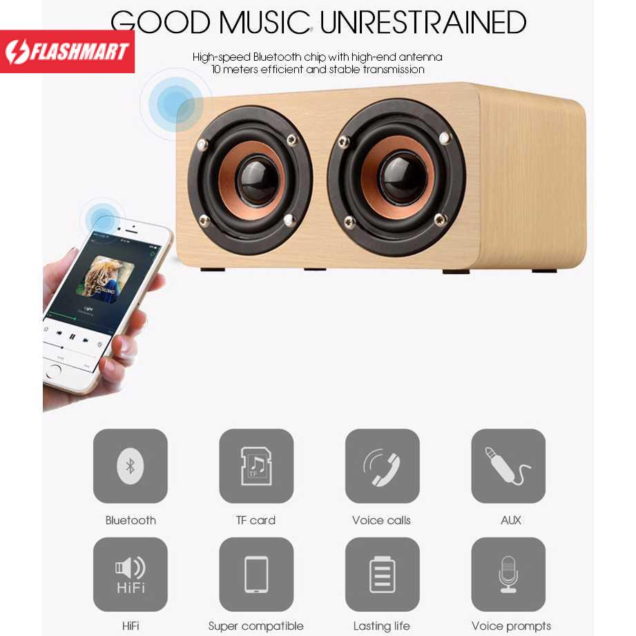 Flashmart Desktop Bluetooth Speaker Stereo Subwoofer - K5