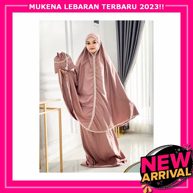 Mukena Wanita Dewasa Kekinian Motif Kombinasi Murah Remaja Peralatan Sholat Rukuh Terbaru Ramadhan 2