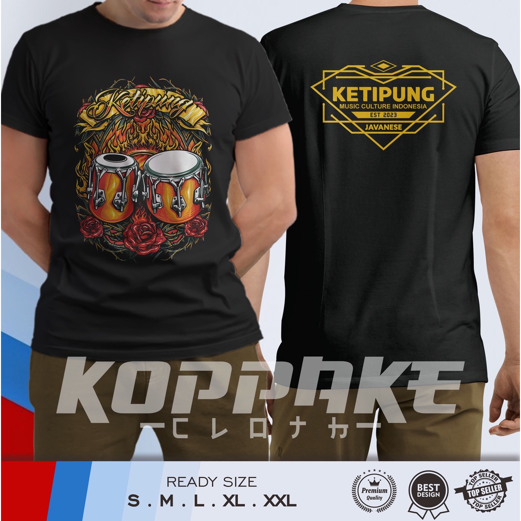 Kaos Ketipung Seniman Kendang Dangdut Koplo Dangduters Baju Distro