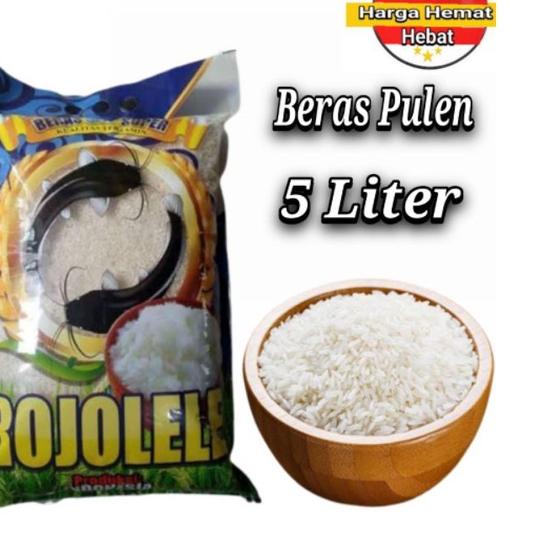 

➹ Beras MEDIUM SUPER Pulen 5 Liter ❀