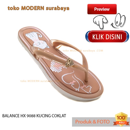 Sandal wanita sandal jepit flat BALANCE HX 9088