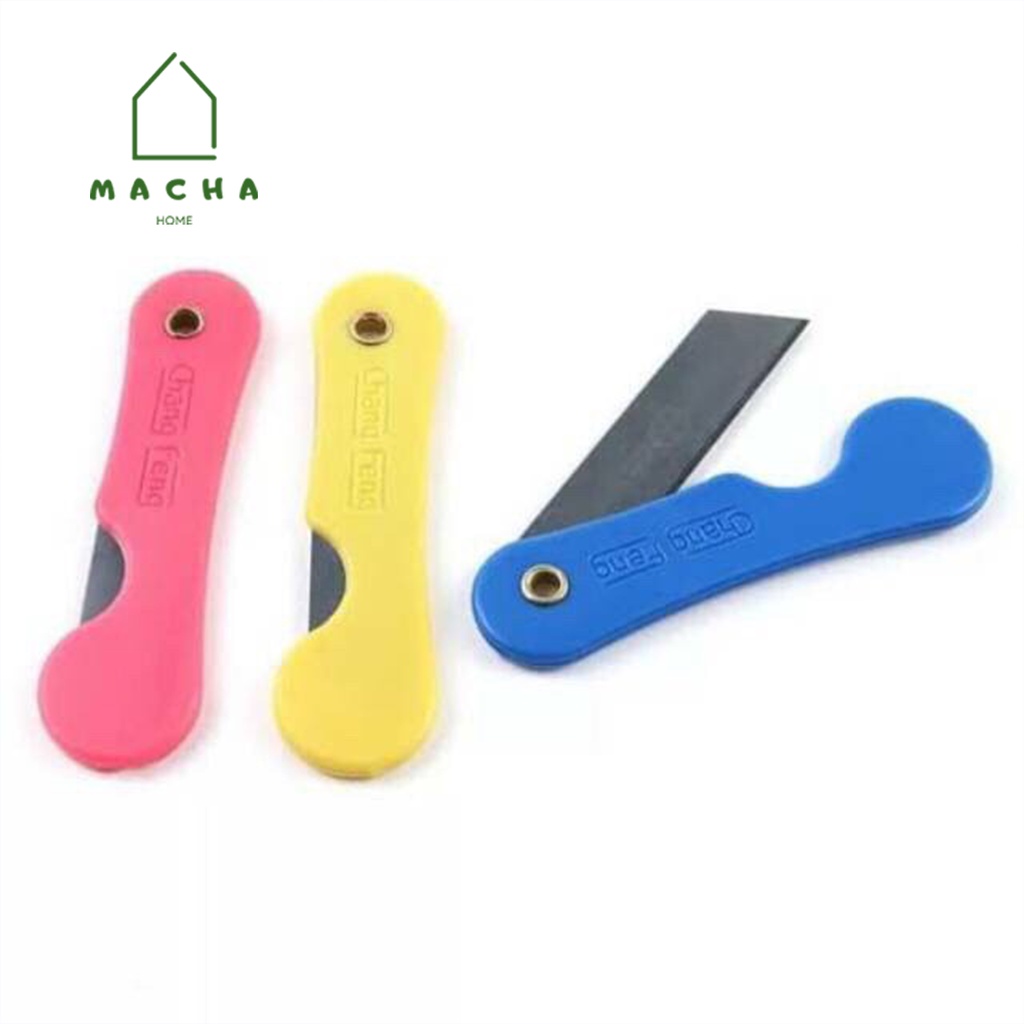 

Pisau Cutter Lipat Mini Warna Warni