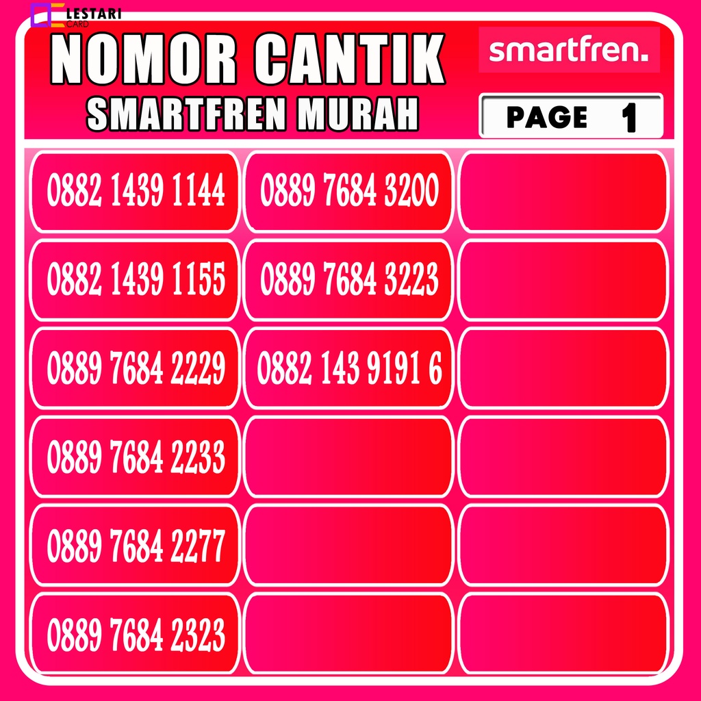 Nomor Cantik Smartfren Serian Murah