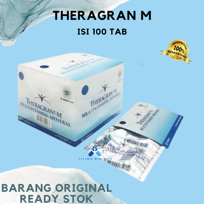 Theragran M 1 box 25 strip 100 tab