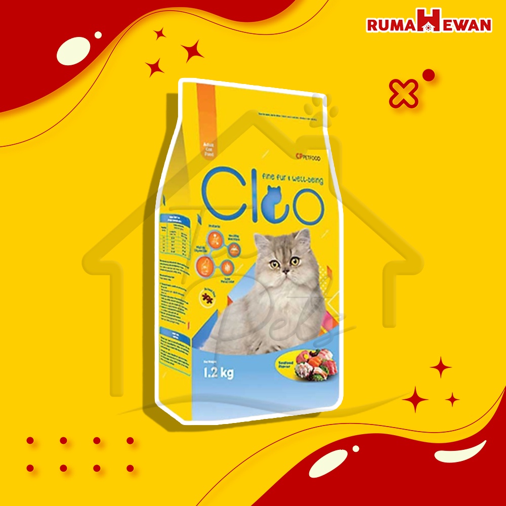 Cleo Adult Freshpack All Varian 1,2 Kg / Makanan Kucing Dewasa 1,2Kg