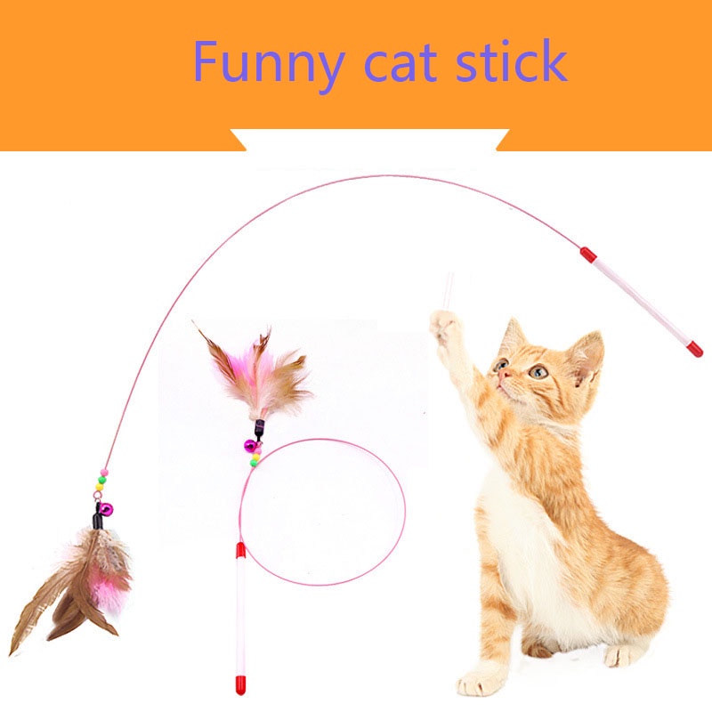 CAT TEASER - Mainan Kucing Stick Kawat Lentur / Cat Toy