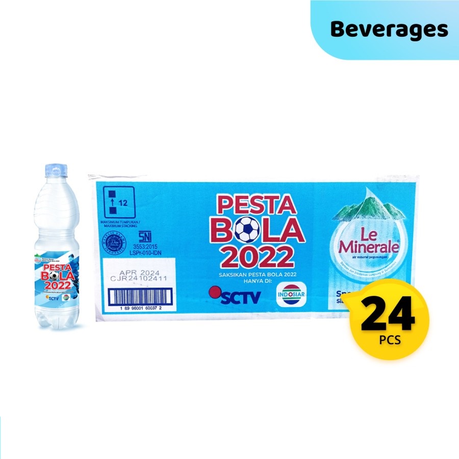 

LE MINERALE 600ml (1 DUS ISI 24 BOTOL)