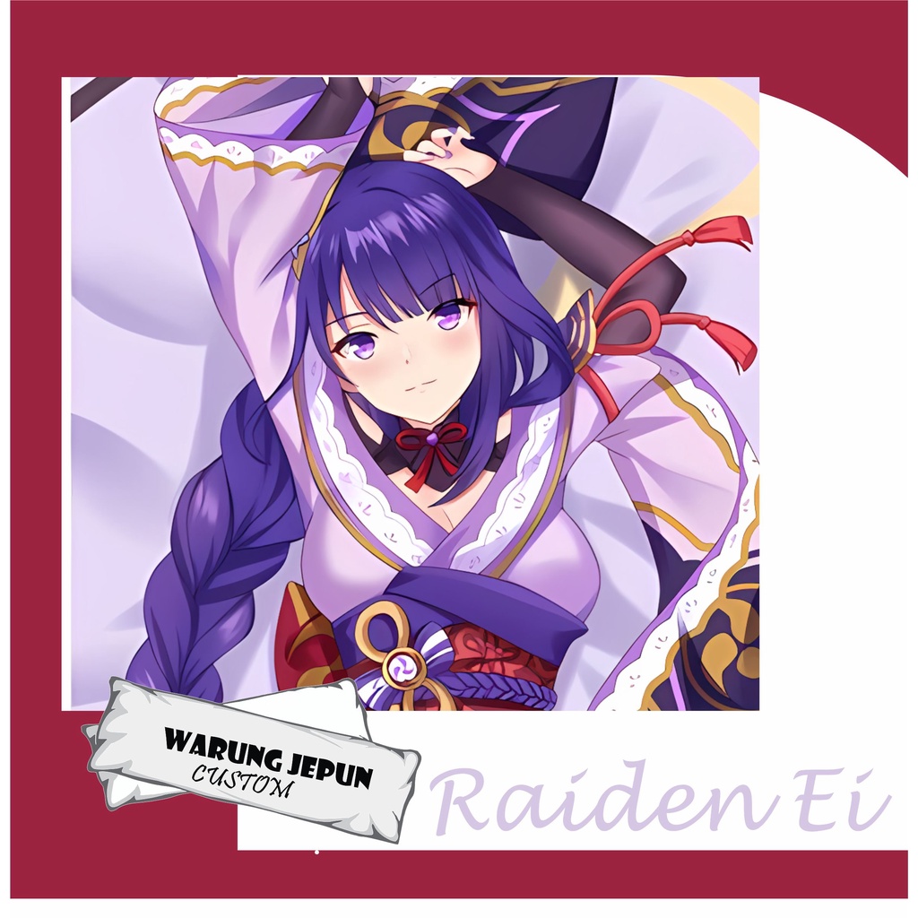 Dakimakura Raiden Shogun Genshin Impact (Part 3)
