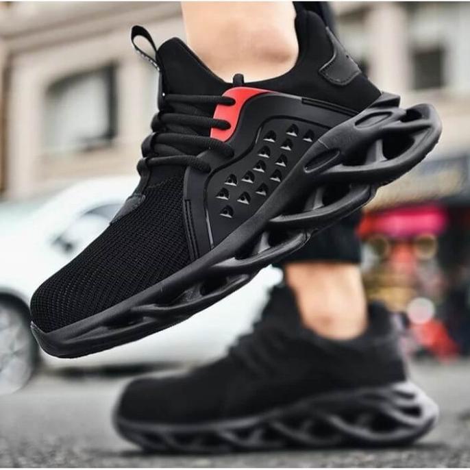 Safety Boots Grizle Model Sport Ujung Besi Safety Shoes Import Quality