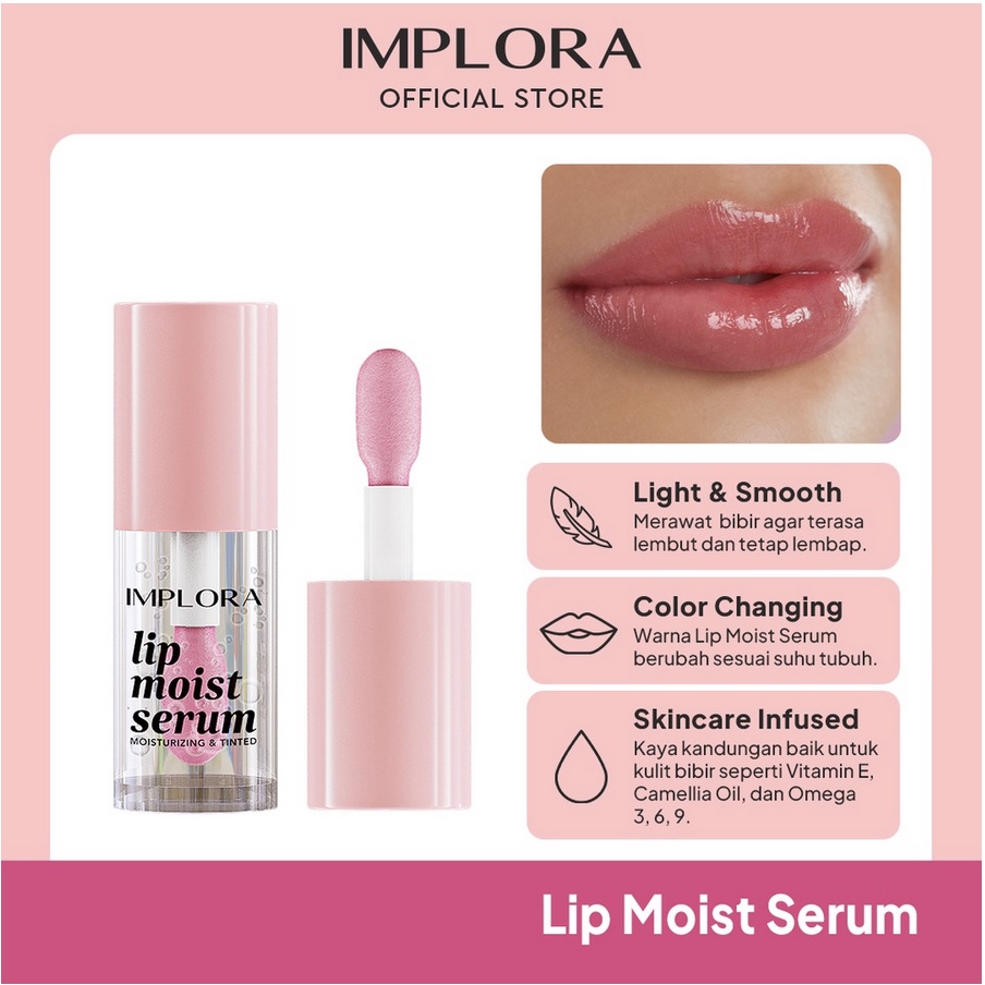 IMPLORA Lip Moist Serum // Lip Moist Essence (2.85ml)