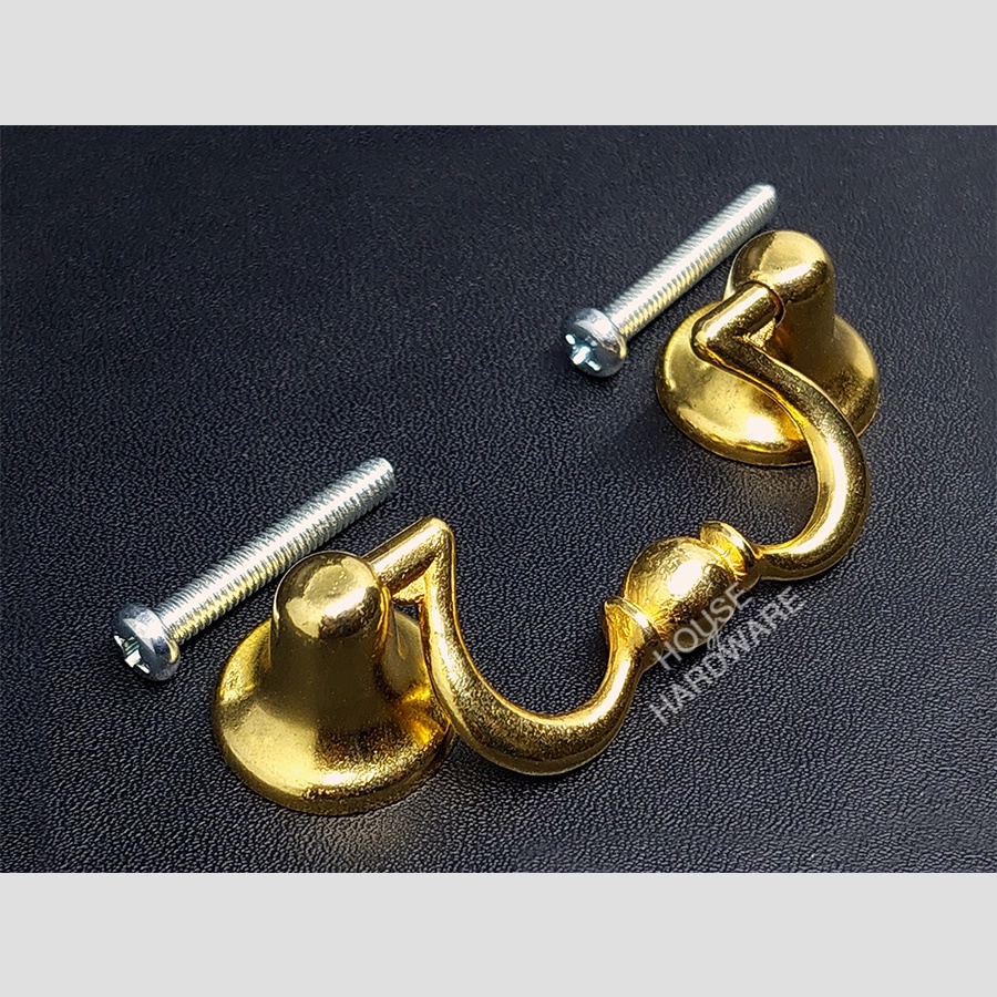 HANDLE ANTING EMAS KLASIK / TARIKAN PINTU LEMARI