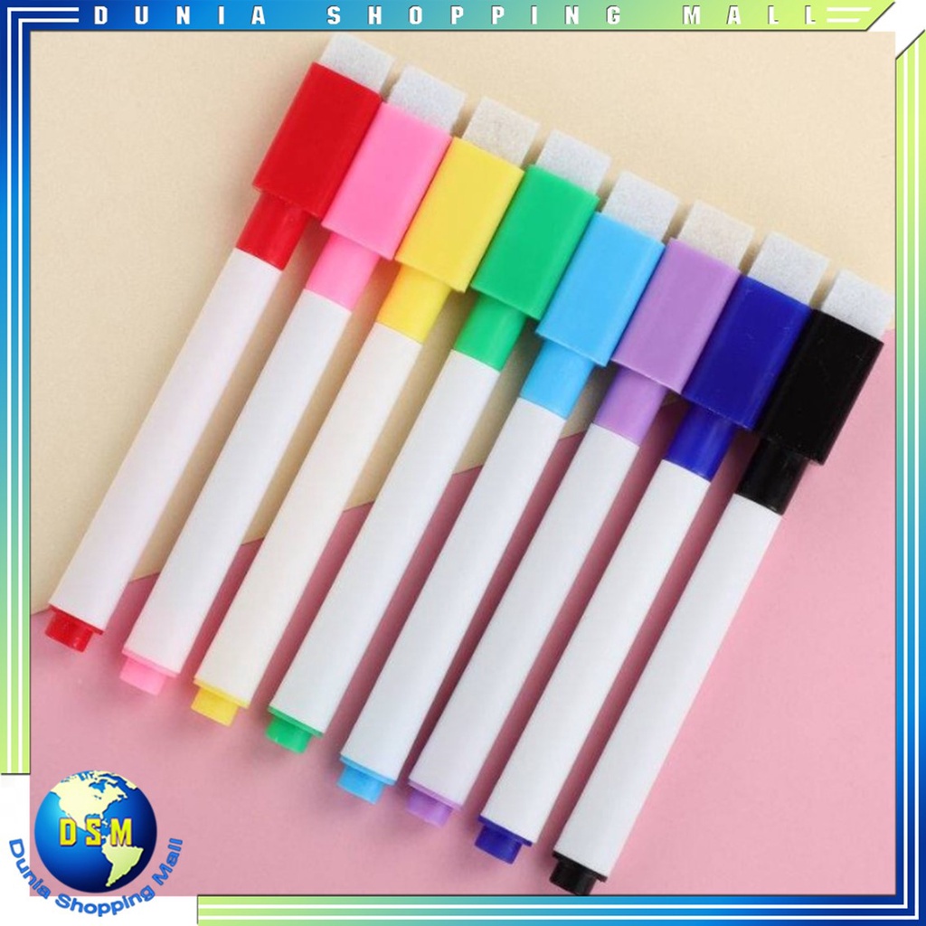 

Spidol Penghapus / Whiteboard Marker / Spidol Anak Warna Warni / Wipe Clean Marker