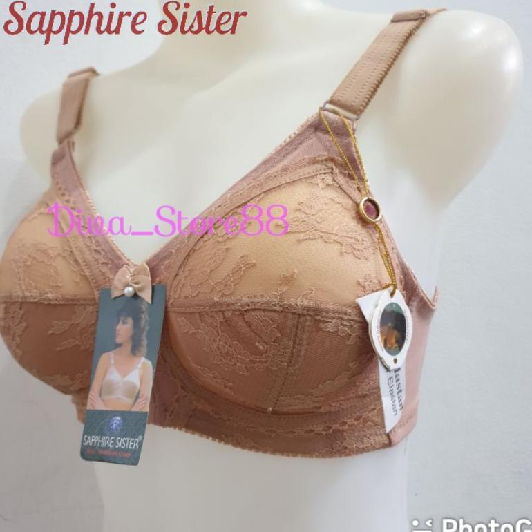 VIRAL Bh Sister Sapphire Original | Bra Sapphire Sister | Bh Tanpa Busa Tanpa Kawat
