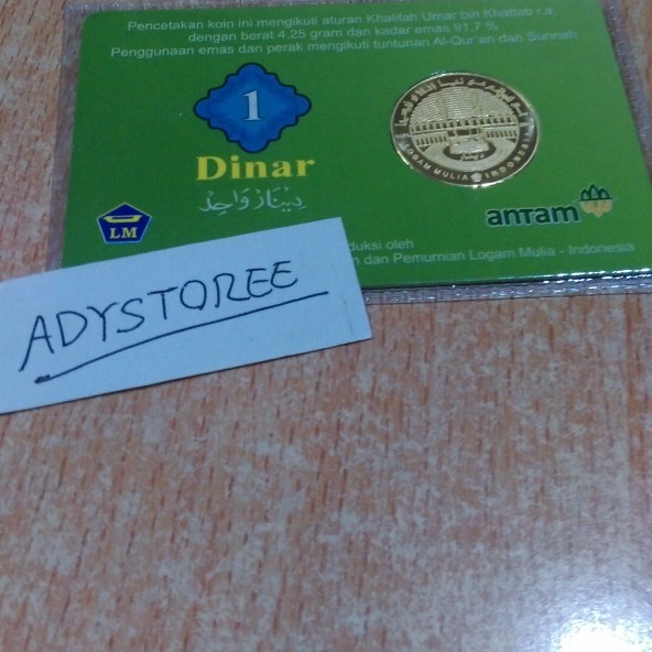 Emas antam /Dinar antam 4.25 gram
