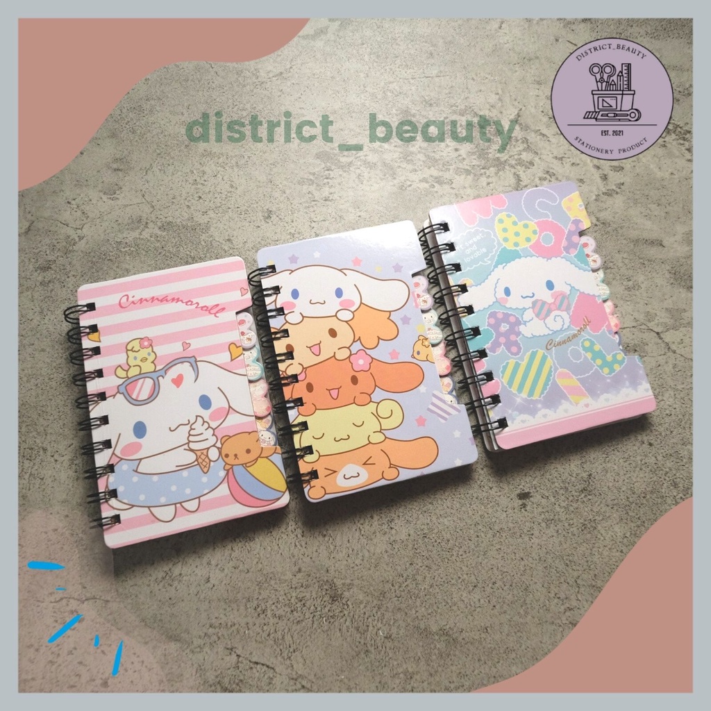 

BUKU SPIRAL SANRIO NOTE BOOK CATATAN KECIL MOTIF MELODY CINNAMOROL NOTEBOOK BUKU KECIL LUCU IMUT TERMURAH
