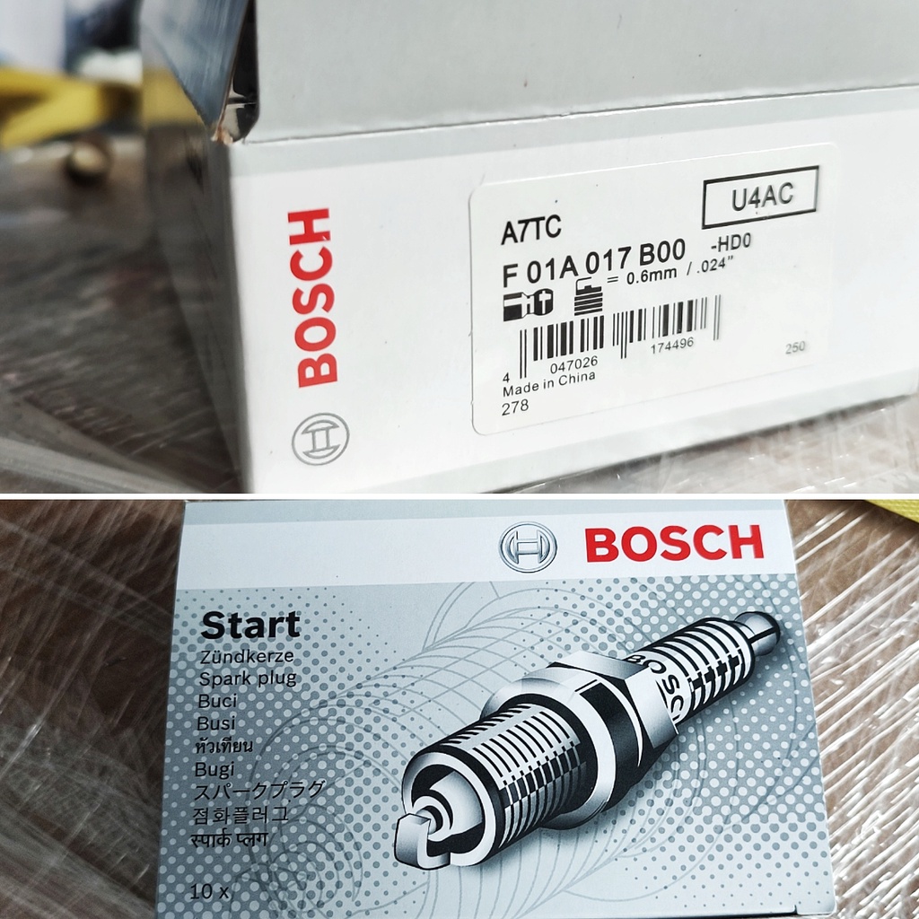 Busi Motor Bosch Original A7TC U4AC Mio Jupiter KLX Fit
