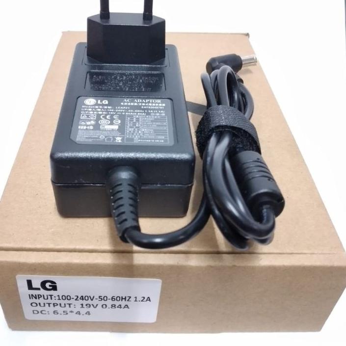 ☆ Adaptor TV Monitor LG 19V-0.8A LED TV Monitor LG Colokan Jarum ➳