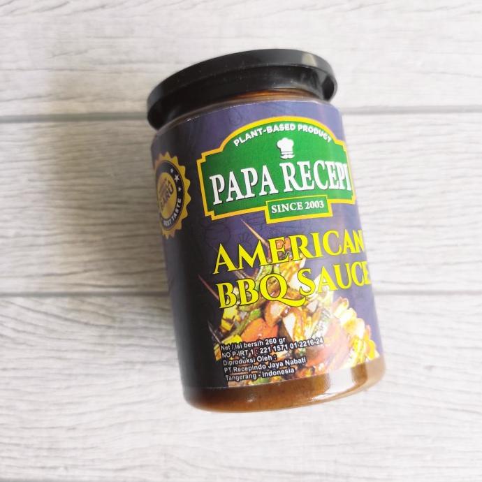 

Papa Recepi Saus American BBQ Sauce Pasta Tomyum Kare Soto Vegan 260g ffs02