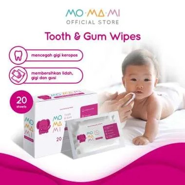 Momami Wipes Baby isi 30 Sheet - Tisu Basah Bayi