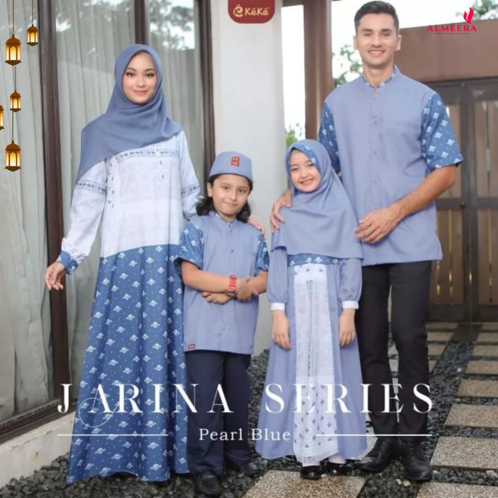 Sarimbit Keke Terbaru 2022 - Jarina Series Pearl Blue