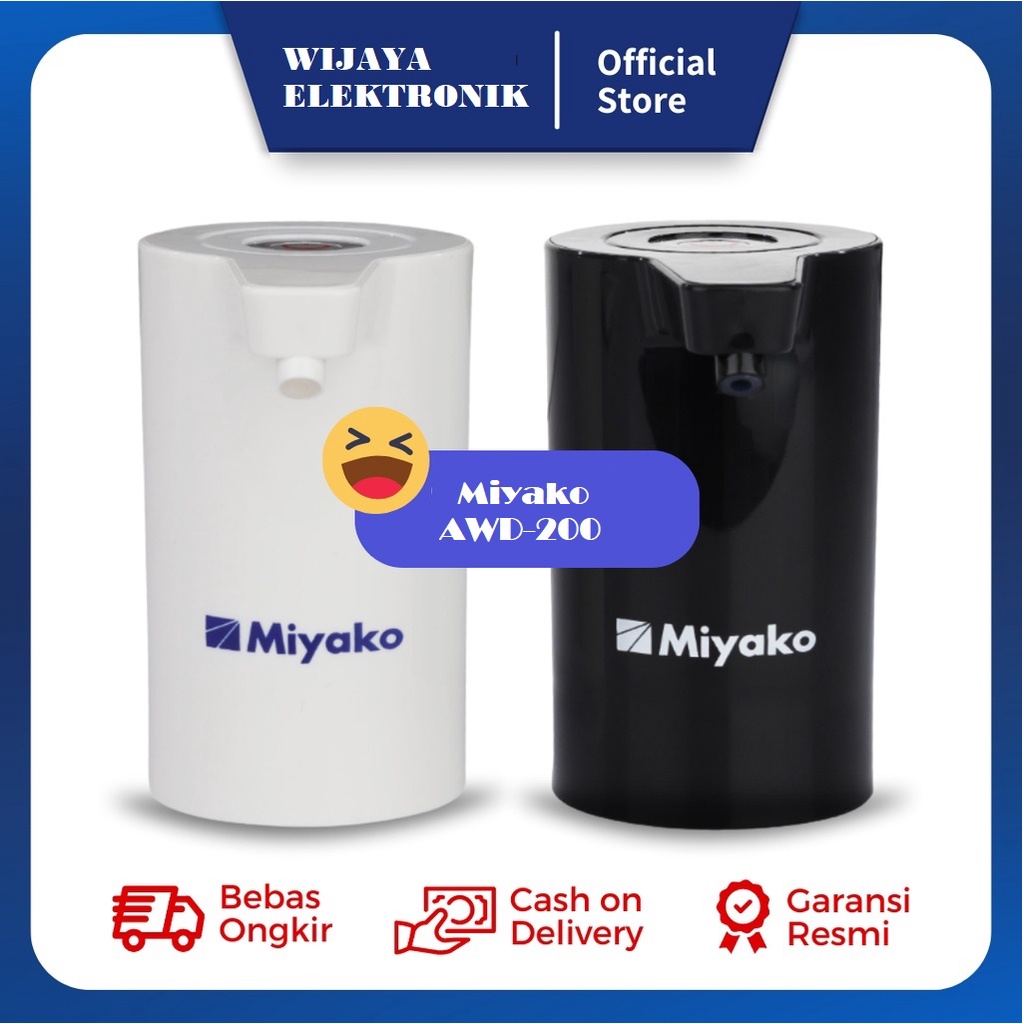 Miyako Pompa Galon Elektrik Portable AWD 200 Dispenser listrik electric pump Miyako AWD200 AWD-200