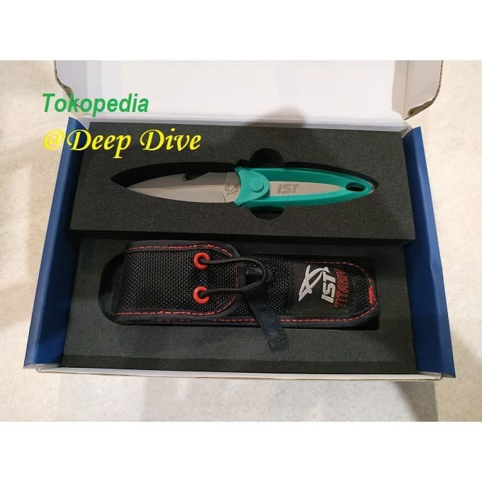 Pisau Diving Knife Ist Titanium Mini