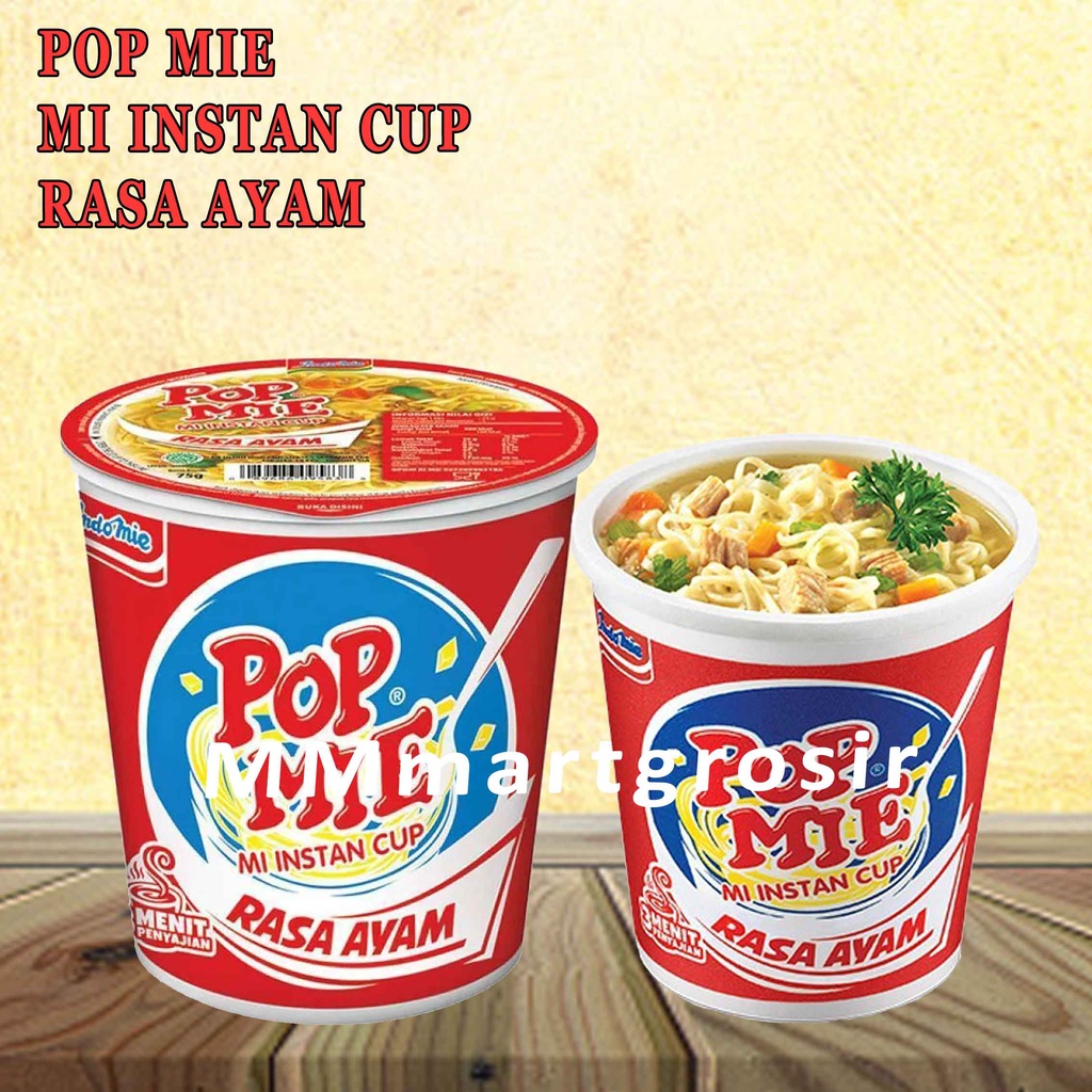 Pop Mie/ Mi Instan Cup/ Rasa Ayam