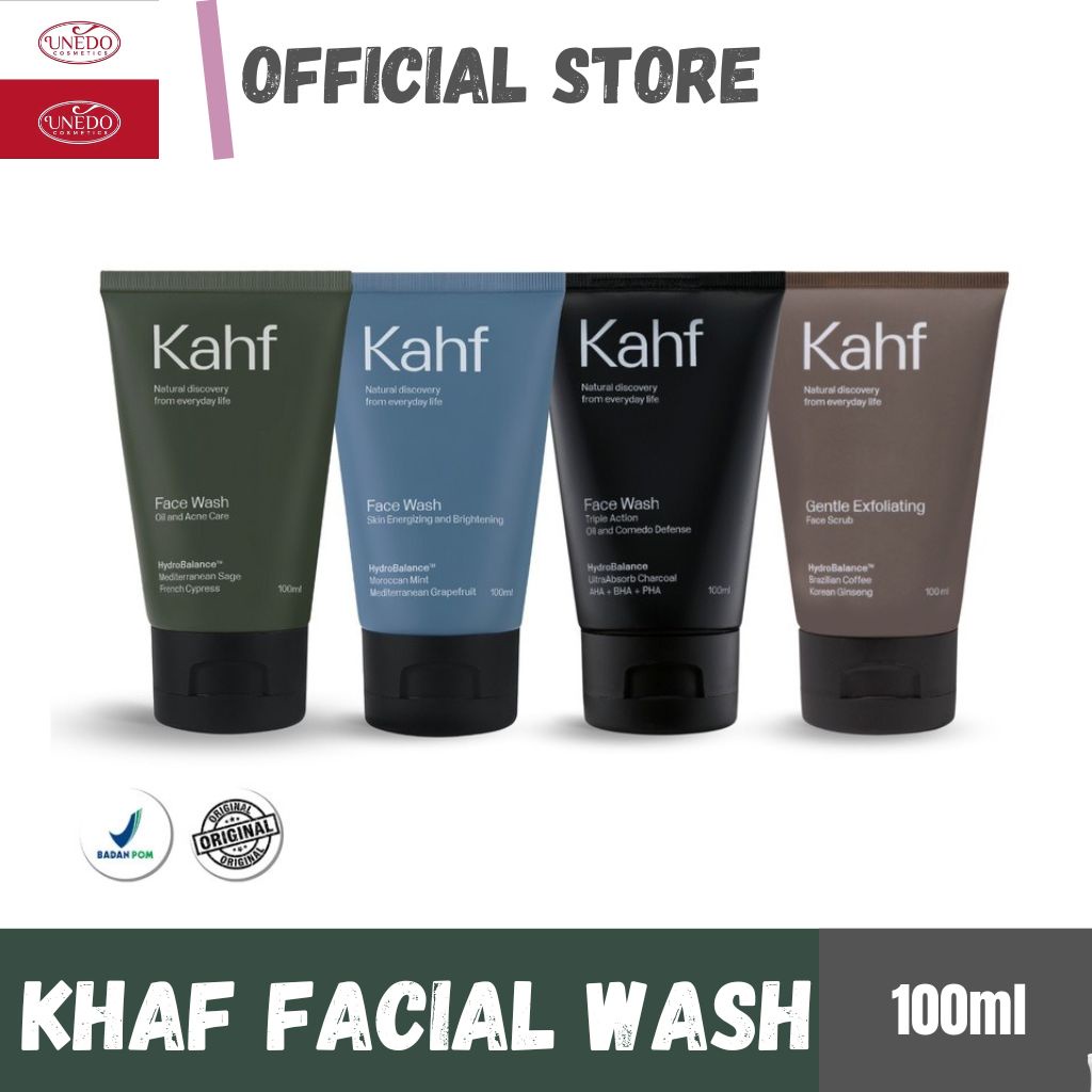 Kahf Facial Wash Sabun Cuci Muka Pria