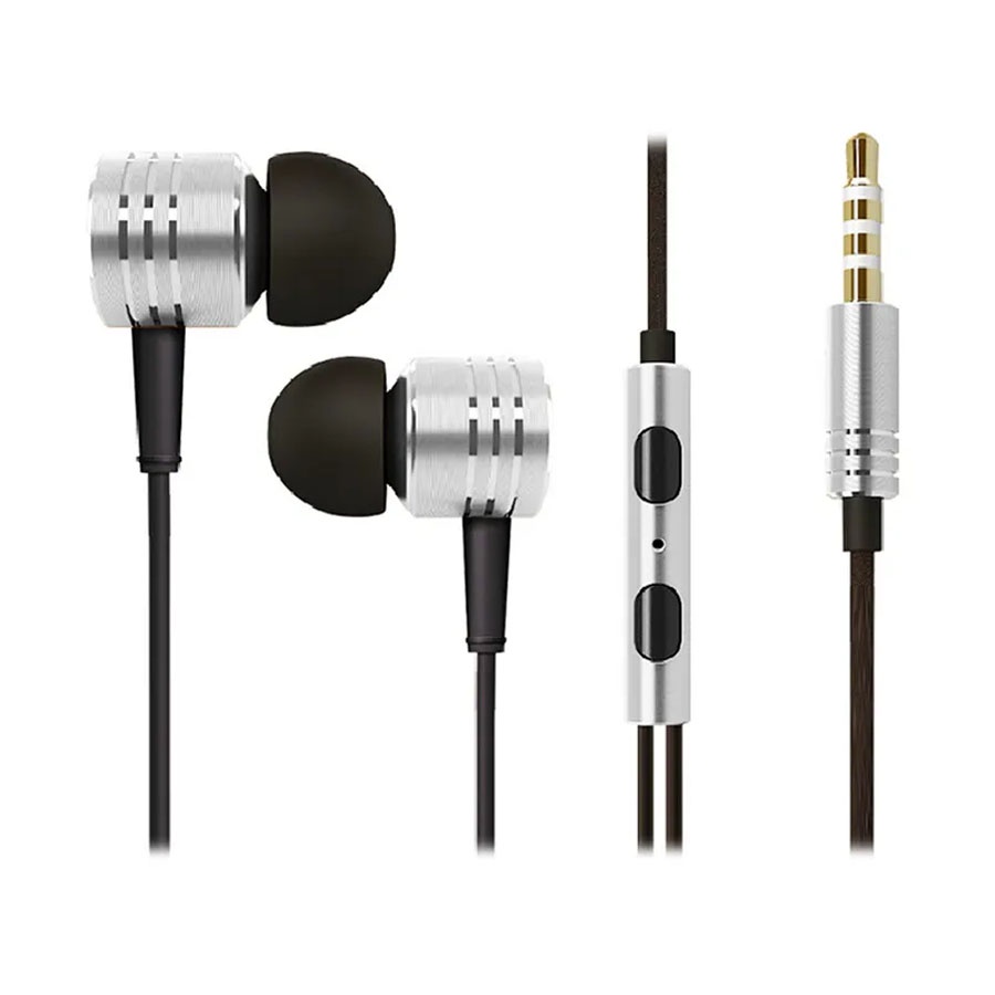 Handsfree Xiaomi 1More Design Piston  Headset Bass Kuat dengan Mic dan Volume kontrol Original Earphone in Ear Handfree 1 More Design cocok untuk Semua Smartphone Audio Player Komputer Pc Laptop Notebook Dengan Jack Audio 3.5mm