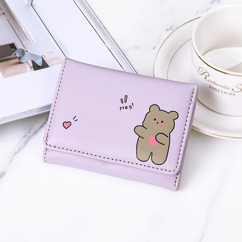 ASIN829 Dompet Lipat Mini Wanita D245 Dompet Wanita Motif Animal Cute Fashion Wanita Dompet Import Dompet Wanita Fashion Dompet Dompet Koin Mini