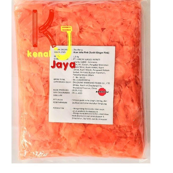 

♩ Sushi Ginger pink/ Gari pink / Acar Jahe 1,5kg ♪