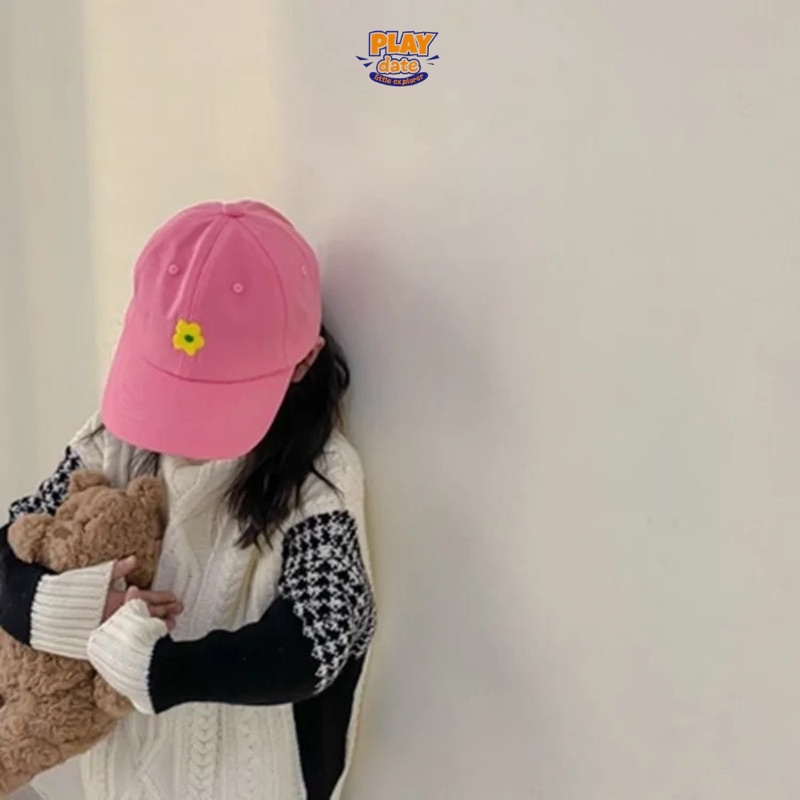 Bucket Hat Anak Topi Anak Perempuan Daisy Ada Talinya Topi Kupluk Anak Bayi Perempuan Fashion Anak