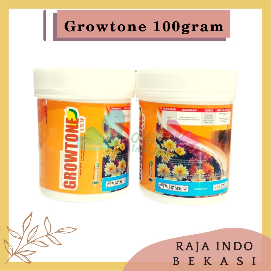 Perangsang Akar GROWTONE 3.75 SP Kemasan 100gram ZPT Mempercepat Pertumbuhan Akar