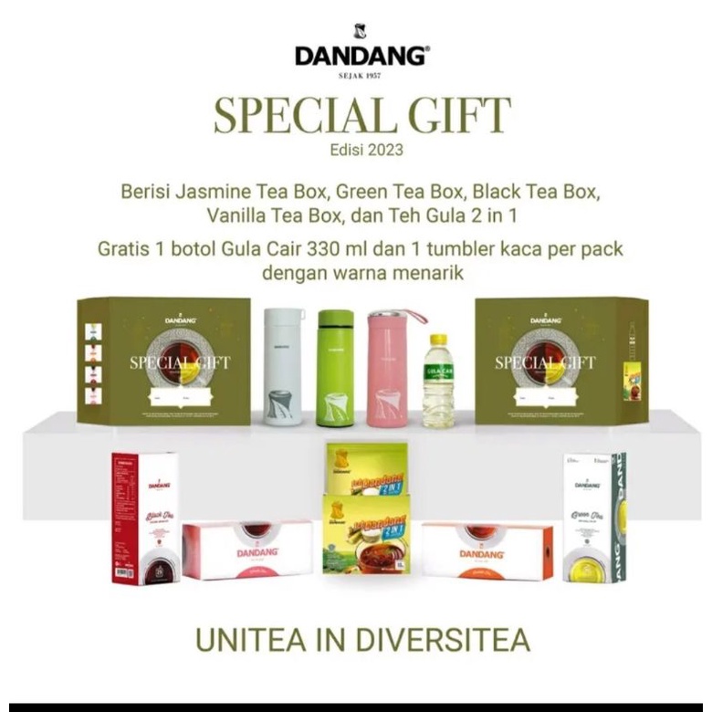 

HAMPERS LEBARAN TEH/ PAKET TEH DANDANG/ DANDANG SPECIAL GIFT