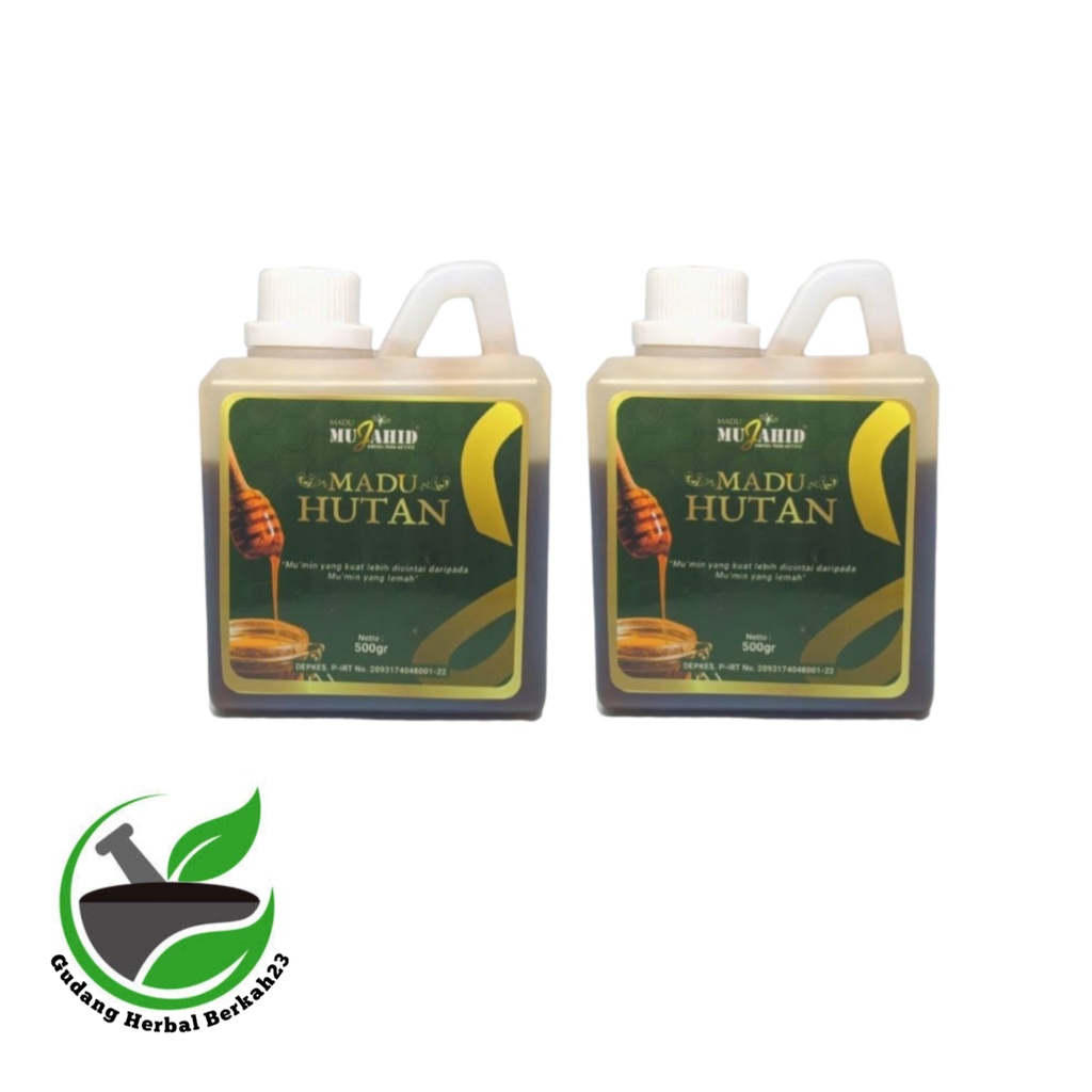 

Madu Mujahid Hutan Kalimantan 500 Gram Original [Kemasan Hijau]