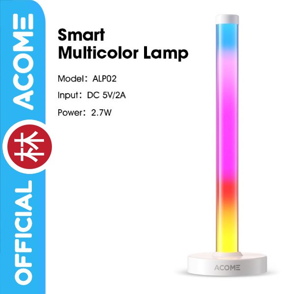 ACOME ALP02 Lampu Stand Sudut Ruang 16 Juta Warna Multicolor Lamp